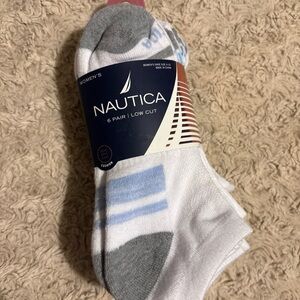 Nautica Women's Low Cut Cushioned Moisture Control Athletic Socks (6 Pack) 4-10